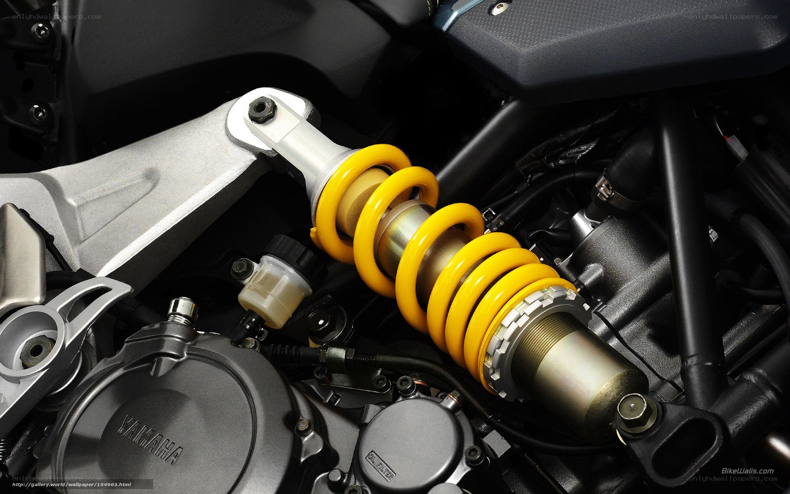 Yamaha motorcycle rear suspension