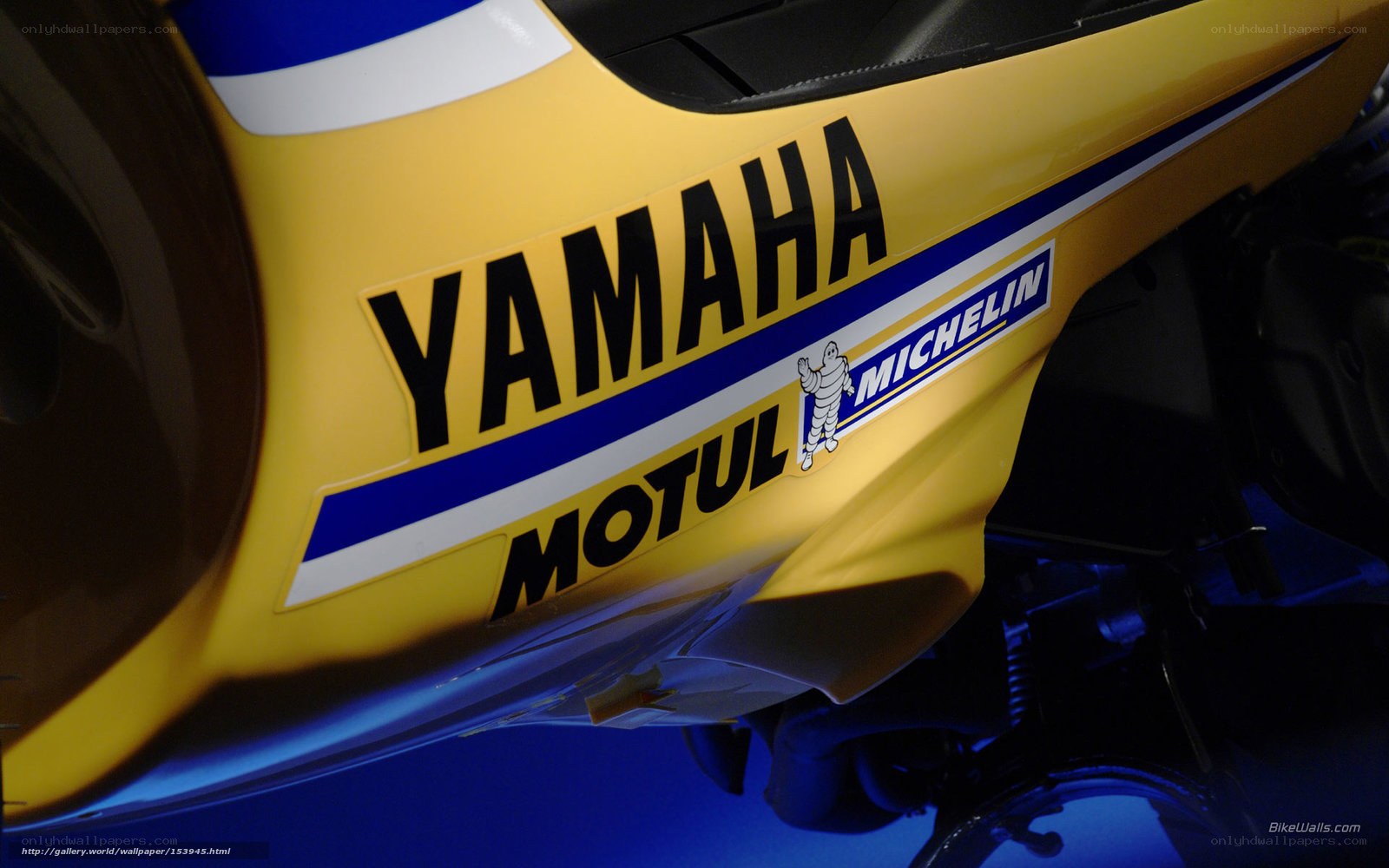 Yamaha motorcycle side panel