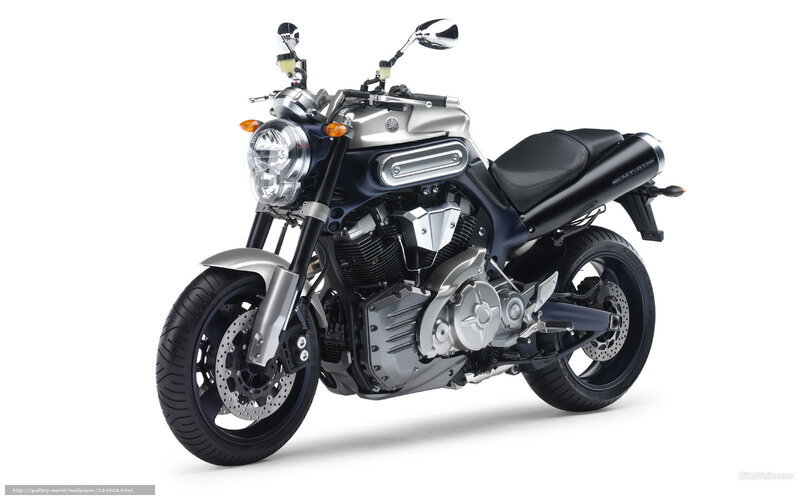 Yamaha MT-01 Motorcycle — Black, Neutral