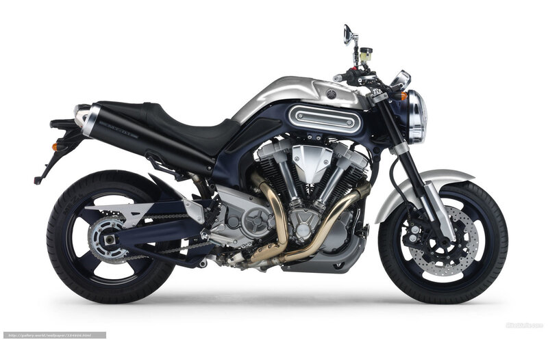 Yamaha MT-01 Motorcycle — Silver