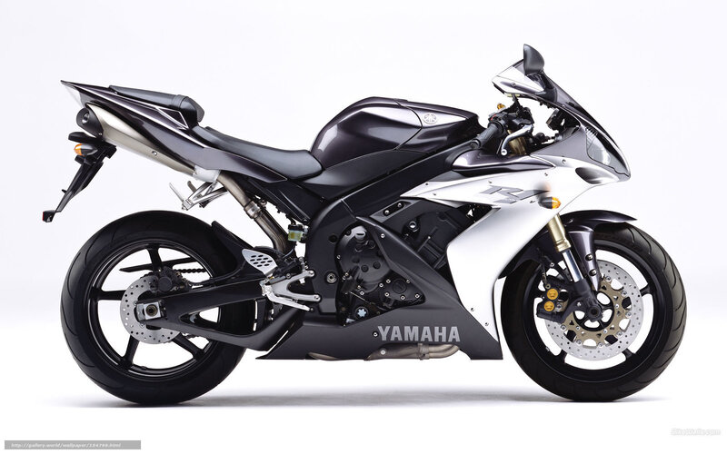 Yamaha R1 Motorcycle — Black