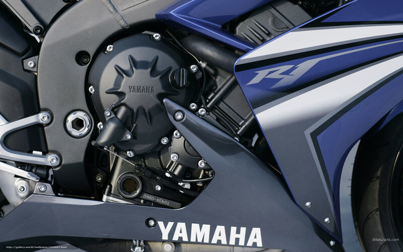 Yamaha R1 motorcycle engine