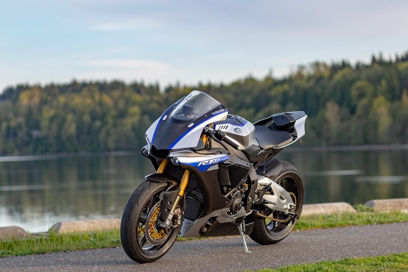 Yamaha R1M Motorcycle — Silver