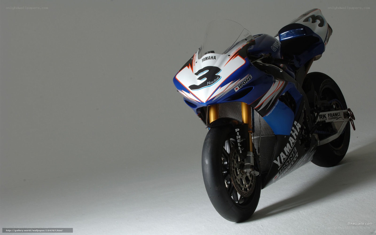 Yamaha racing motorcycle