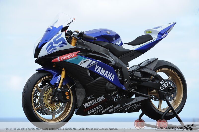 Yamaha racing motorcycle
