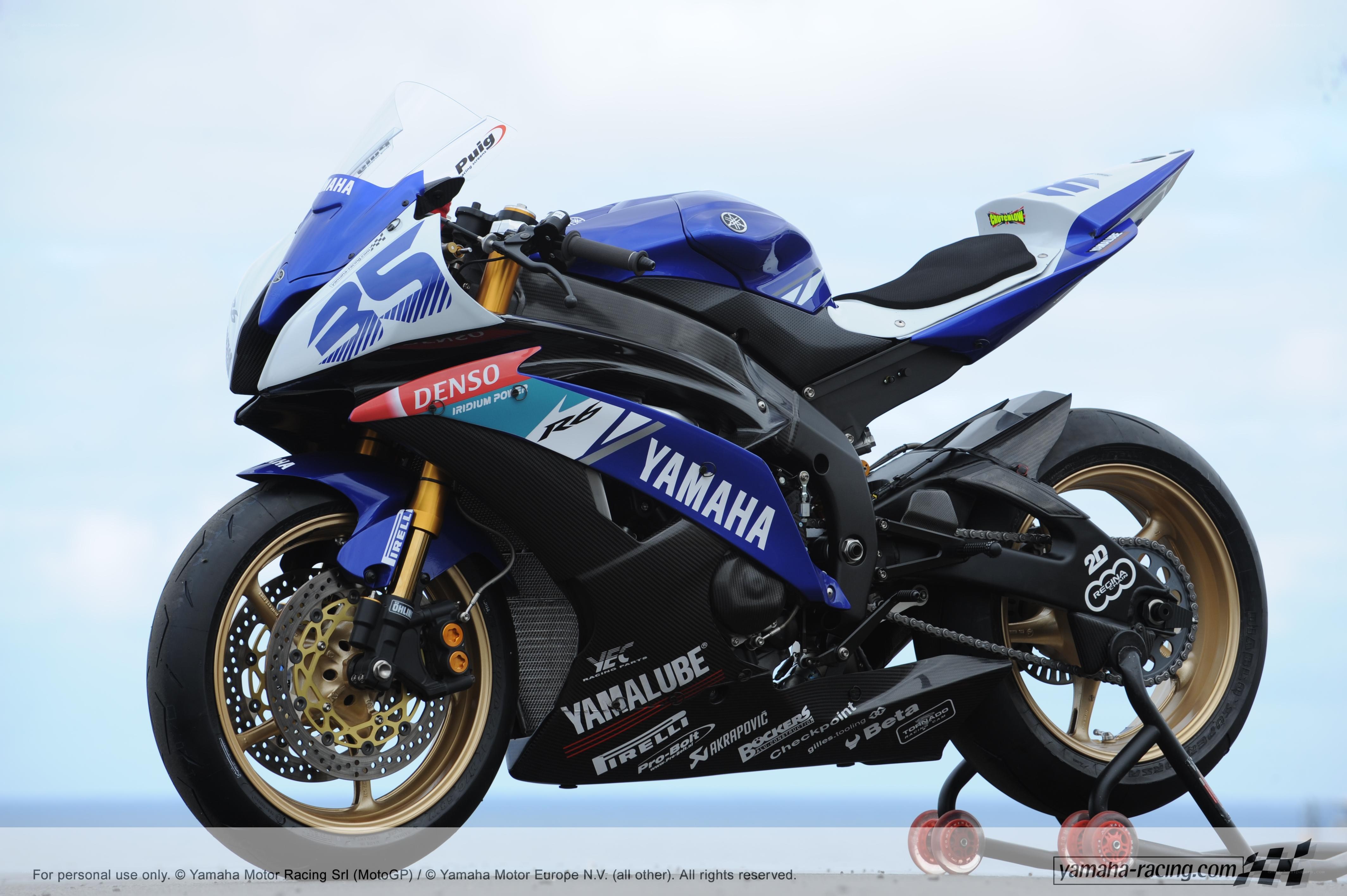 Yamaha racing motorcycle