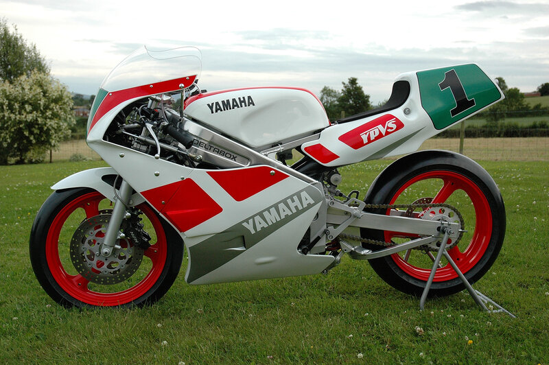 Yamaha racing motorcycle