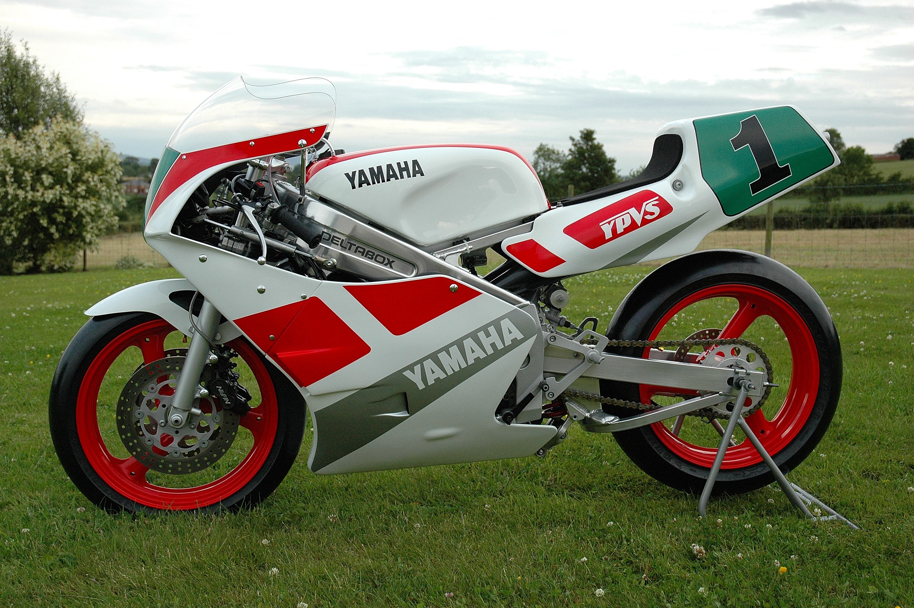 Yamaha racing motorcycle