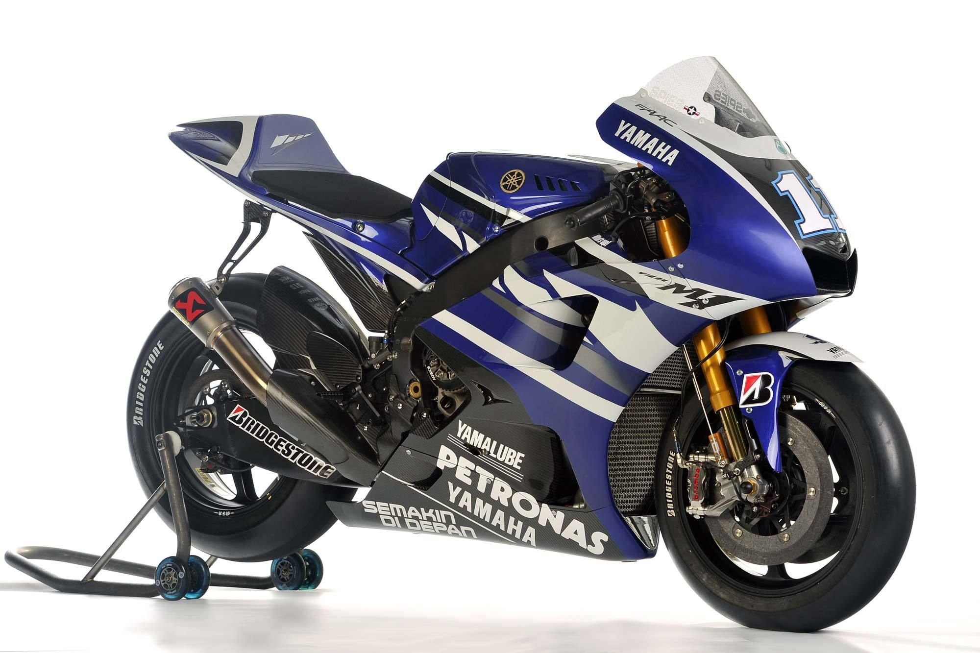 Yamaha racing motorcycle
