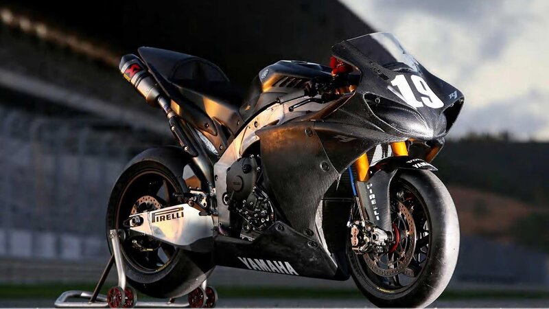 Yamaha racing motorcycle