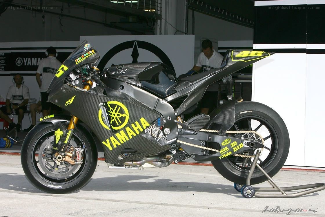 Yamaha racing motorcycle