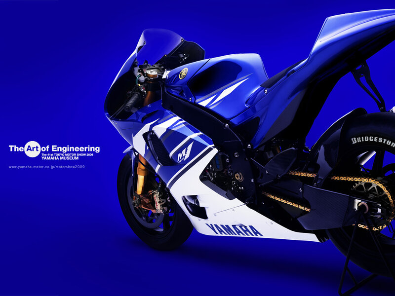 Yamaha racing motorcycle