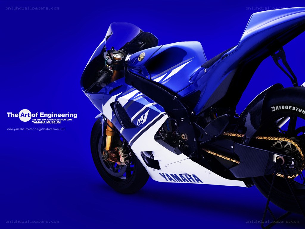 Yamaha racing motorcycle