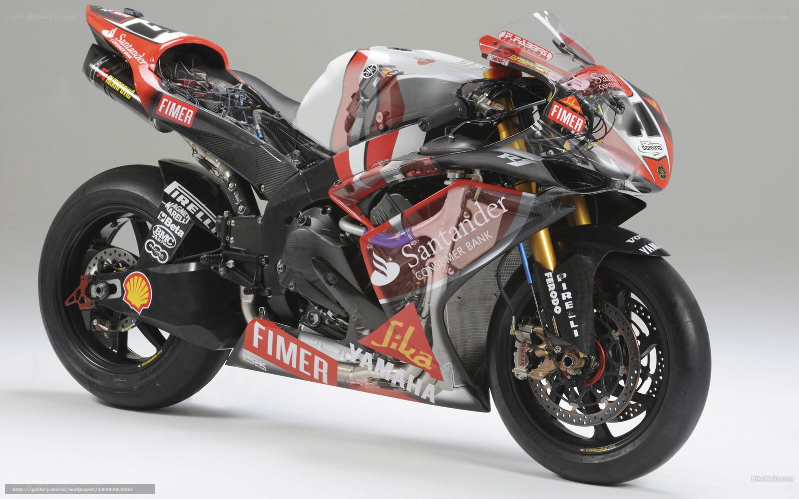 Yamaha racing motorcycle