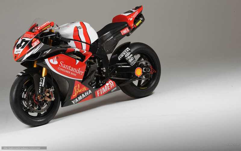Yamaha Racing Motorcycle — Red