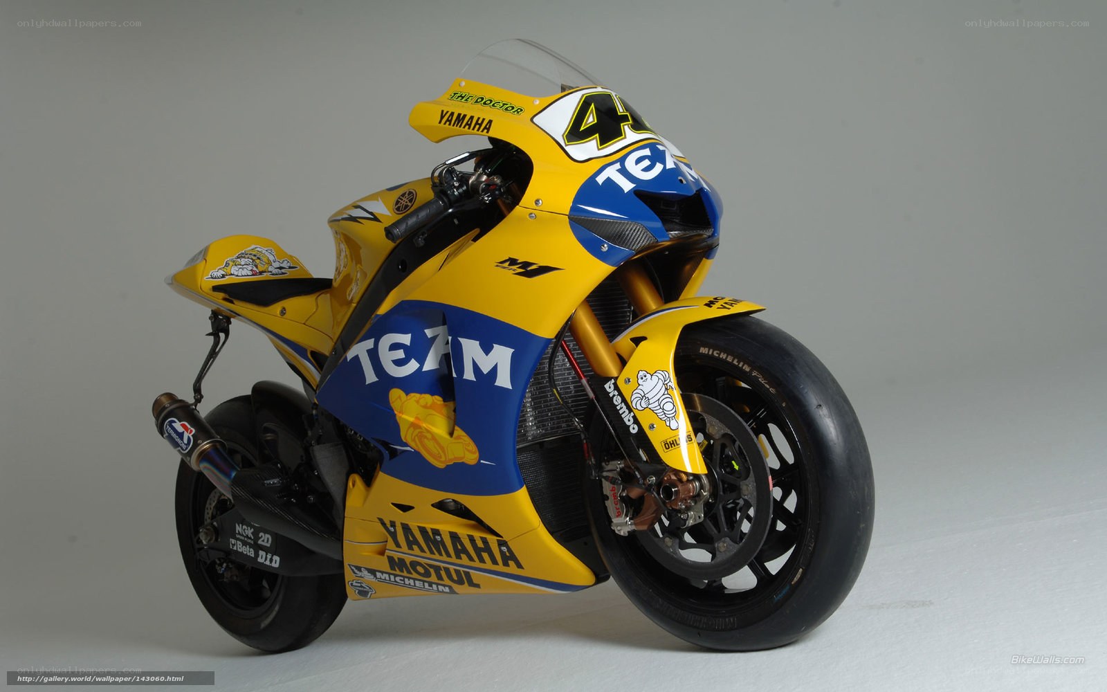 Yamaha racing motorcycle