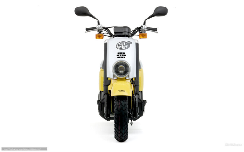 Yamaha scooter front view