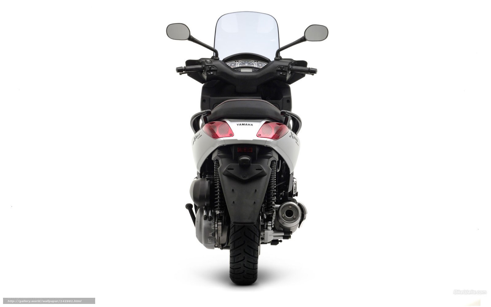Yamaha scooter rear view
