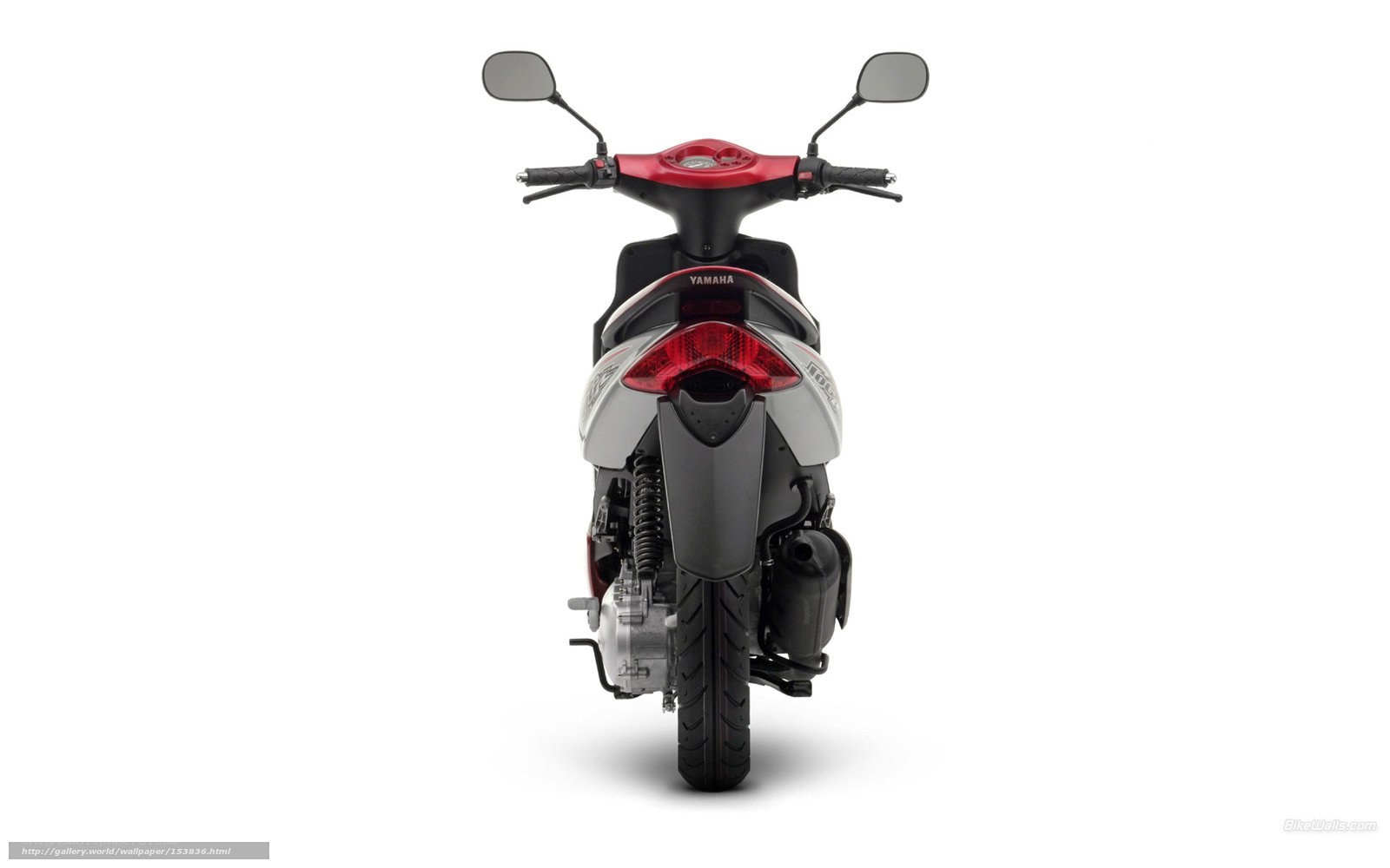Yamaha scooter rear view