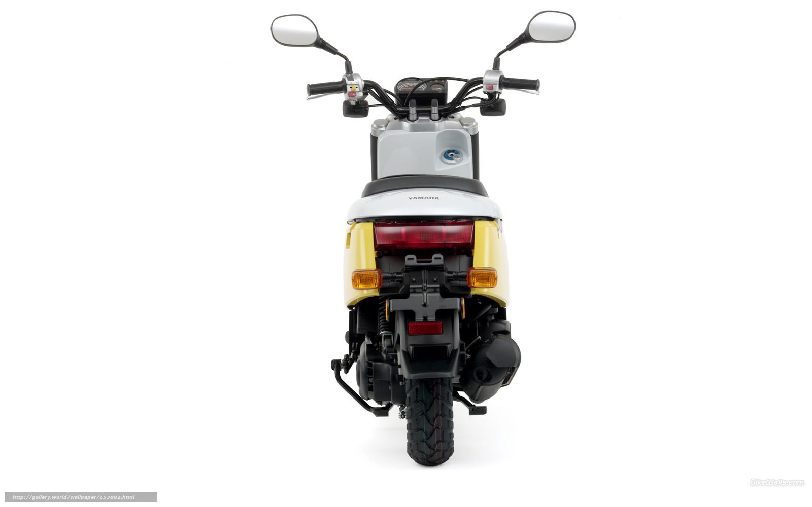 Yamaha scooter rear view