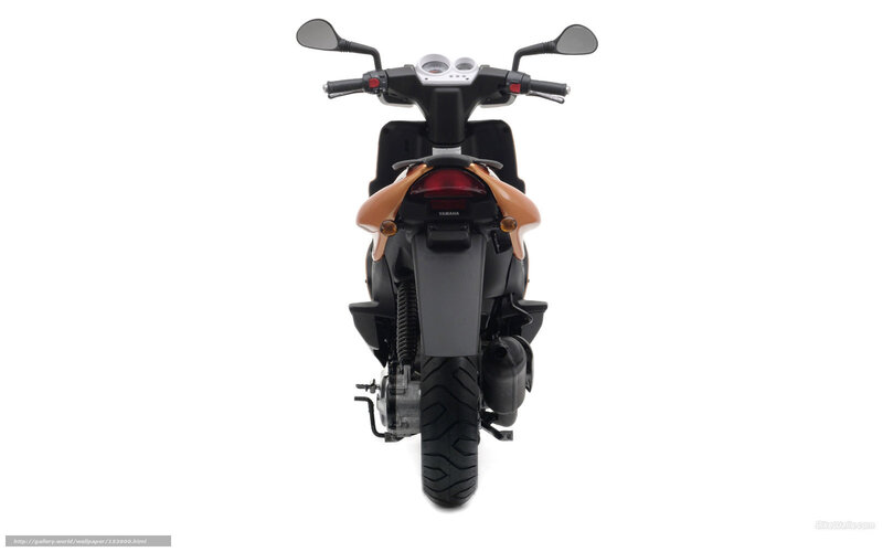 Yamaha scooter rear view