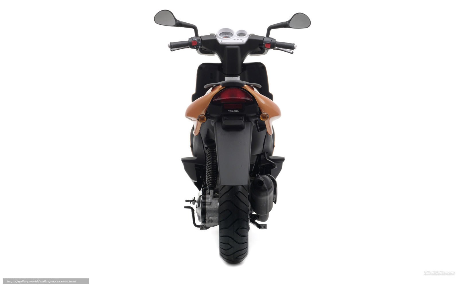 Yamaha scooter rear view