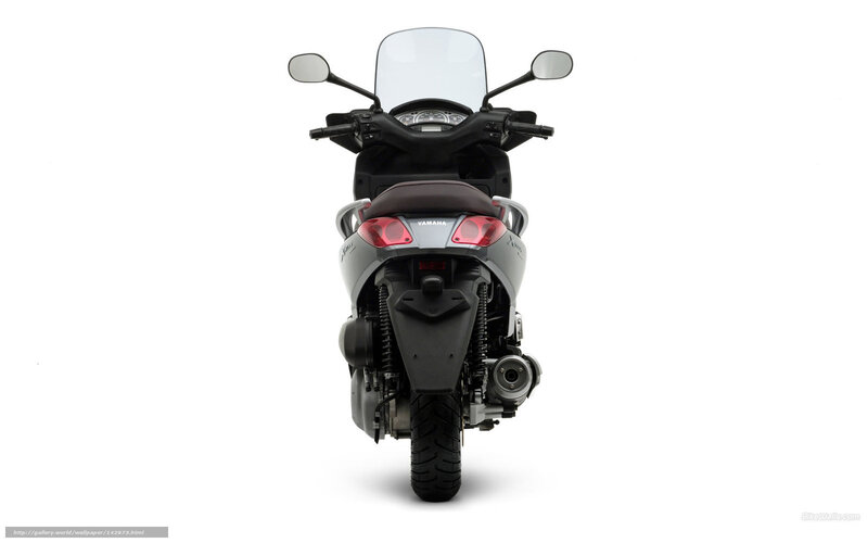Yamaha scooter rear view