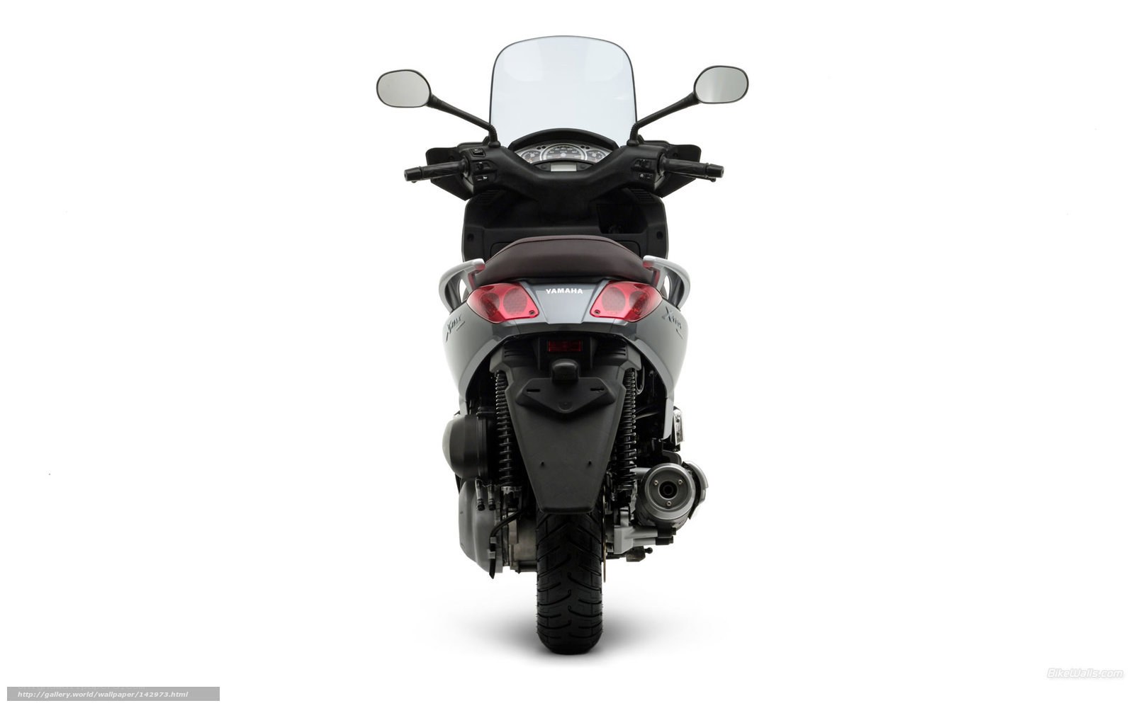 Yamaha scooter rear view