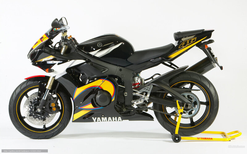 Yamaha Sport Motorcycle — Black