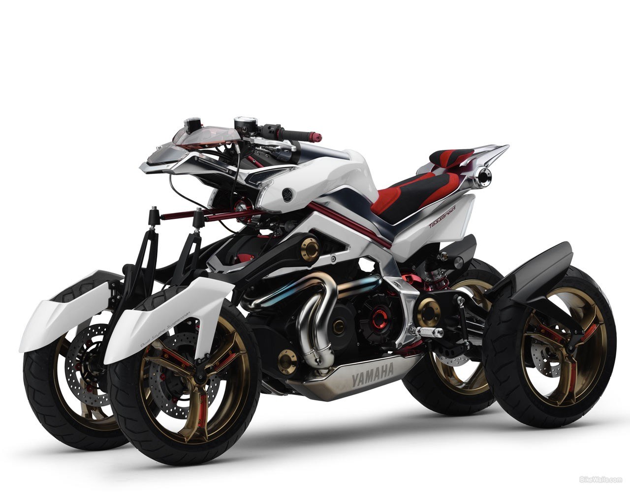 Yamaha three-wheeled concept motorcycle