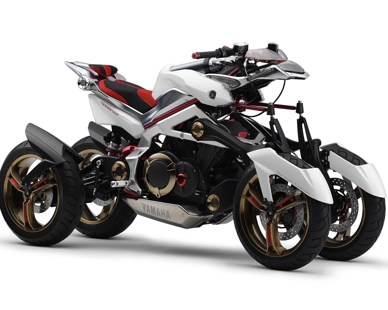 Yamaha three-wheeled concept motorcycle