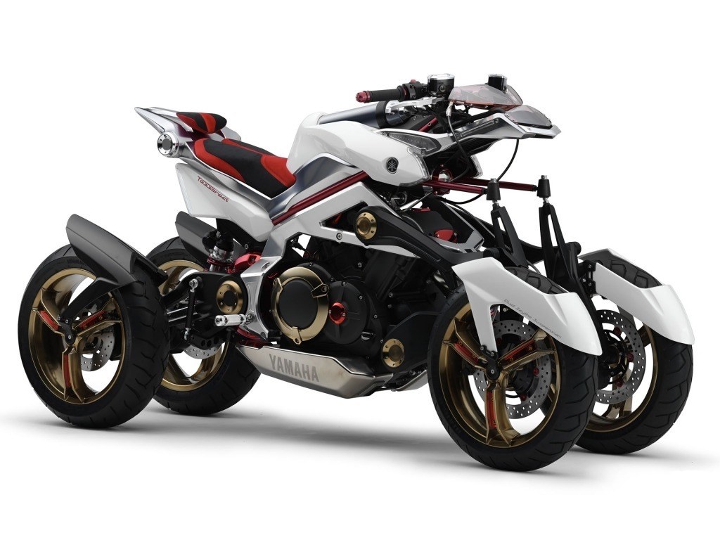 Yamaha three-wheeled concept motorcycle