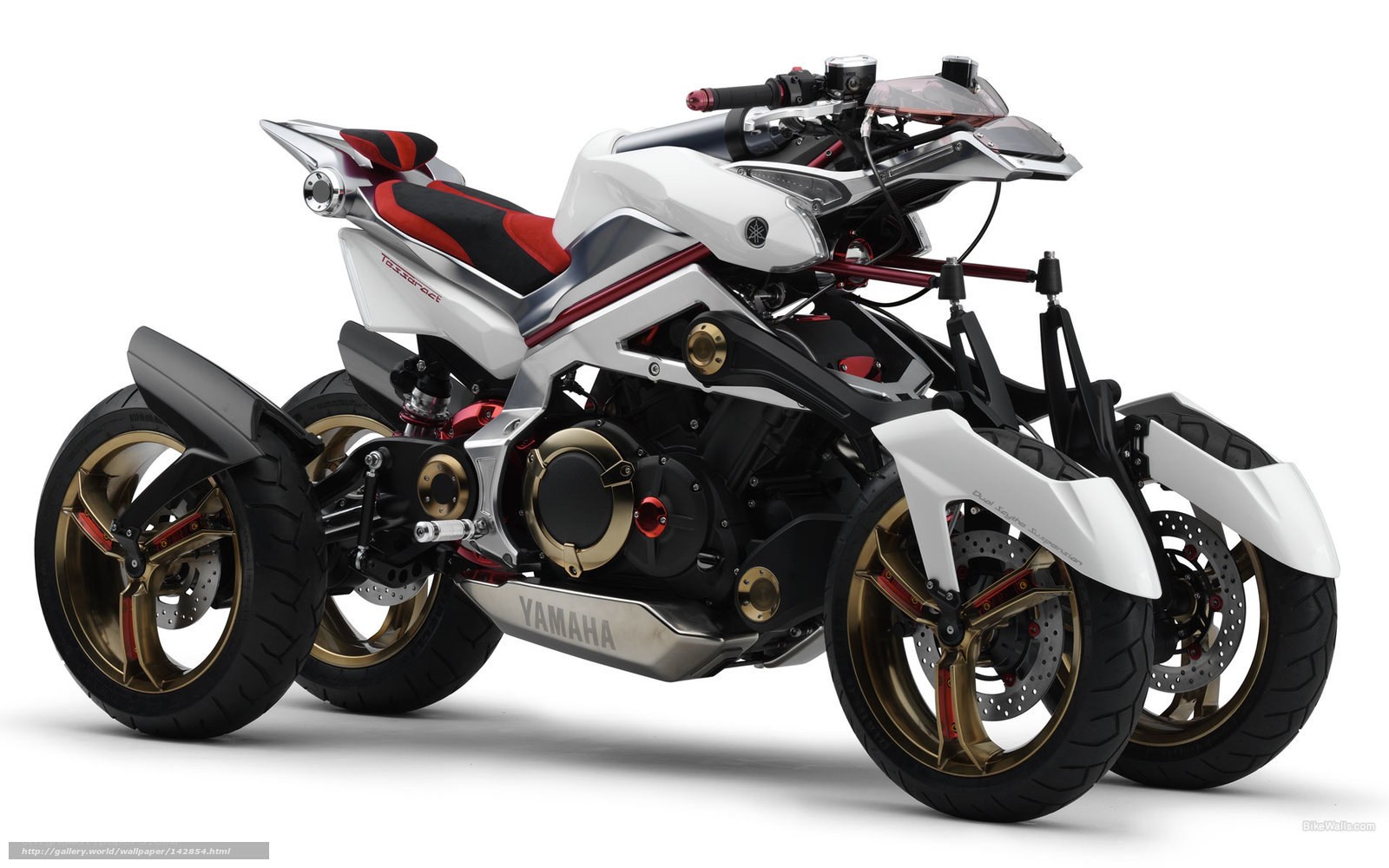 Yamaha three-wheeled concept motorcycle