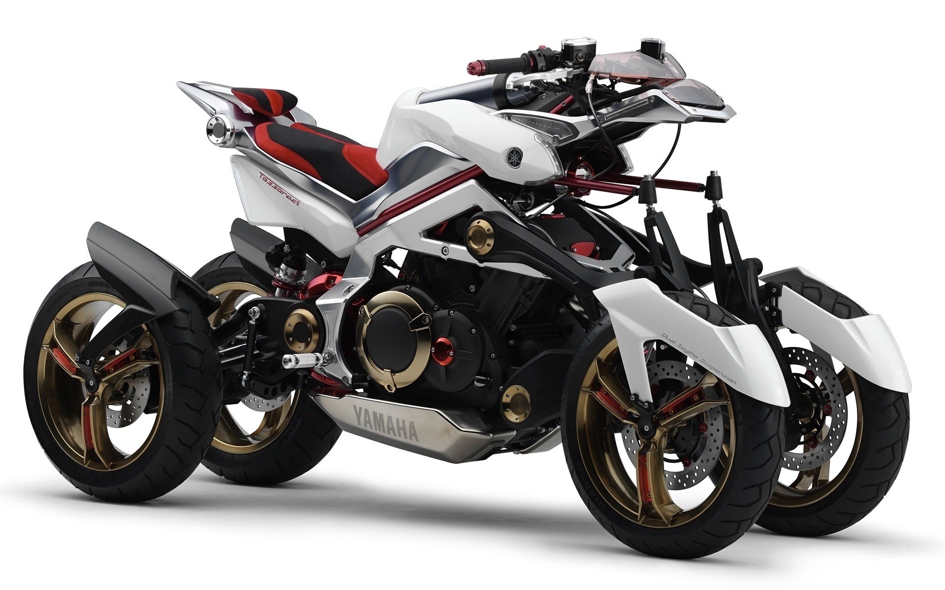 Yamaha three-wheeled motorcycle concept