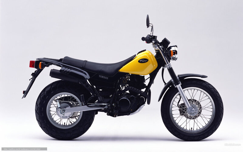 Yamaha TW motorcycle