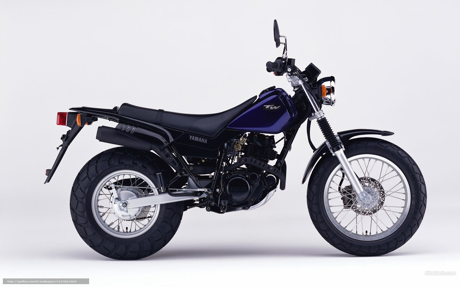 Yamaha TW motorcycle