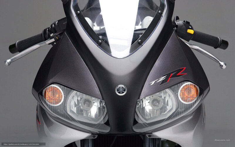 Yamaha TZR motorcycle front view
