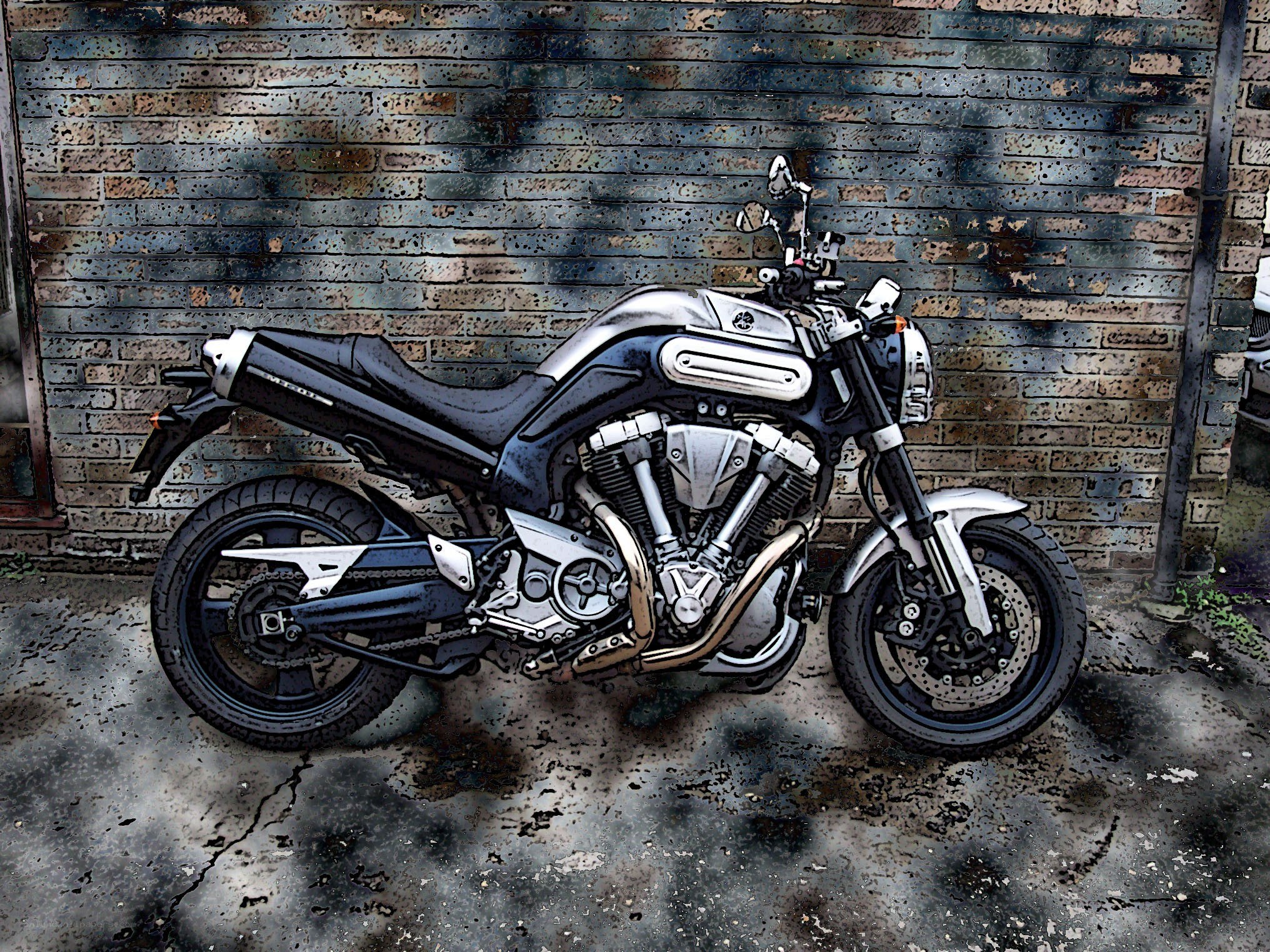 Yamaha V-Star motorcycle