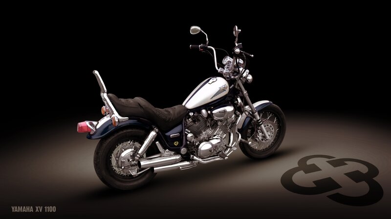 Yamaha XV 1100 Motorcycle — Black