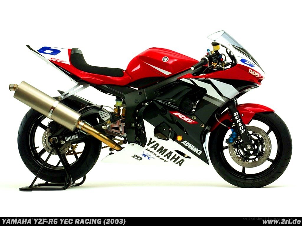 Yamaha YZF-R6 racing motorcycle