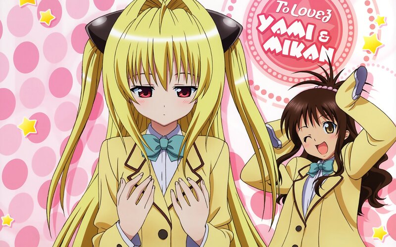 Yami and Mikan from To Love Ru