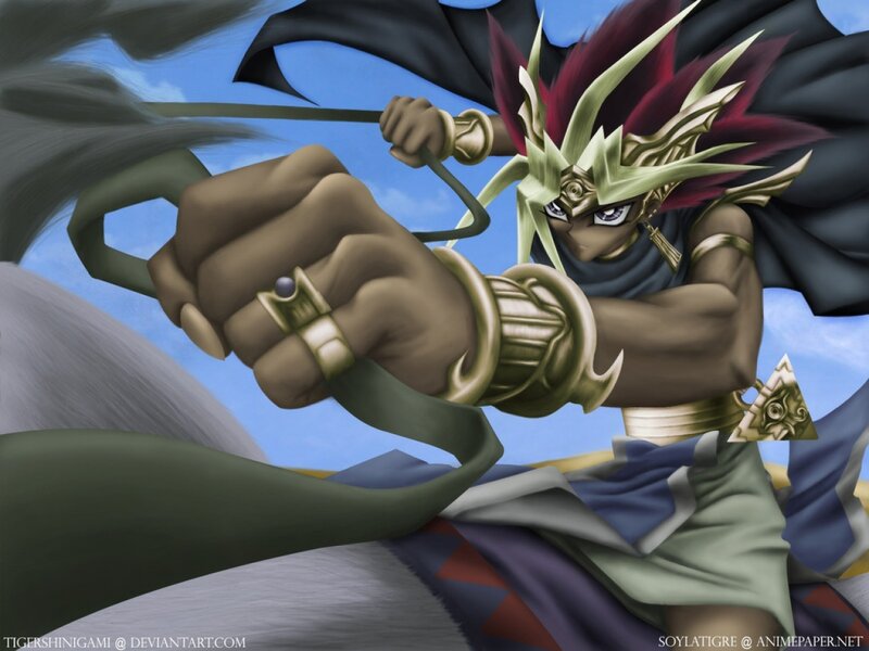 Yami Yugi in battle stance