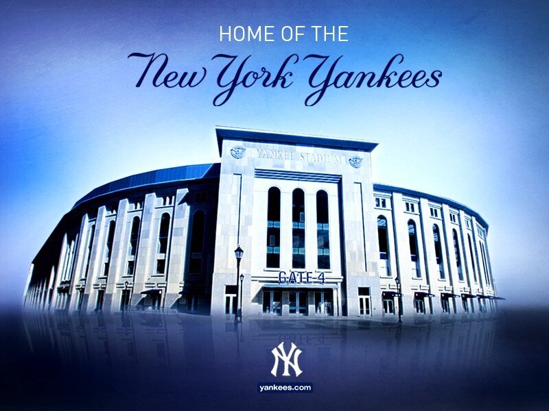 Yankee Stadium — Blue, Dramatic, Photograph, Gate 4