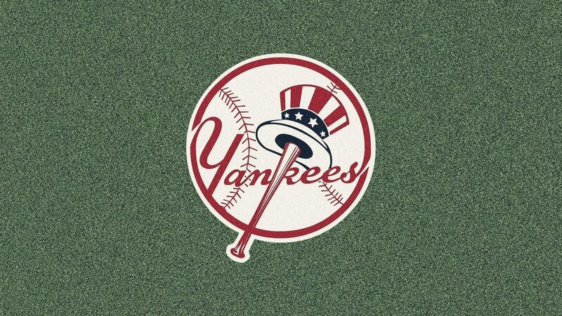 Yankees Logo on Green