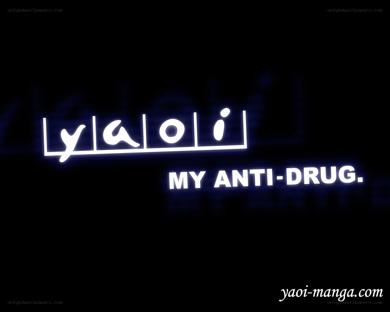 Yaoi Anti-Drug Logo