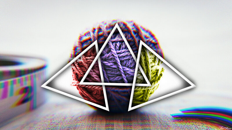 Yarn Ball with Triangles
