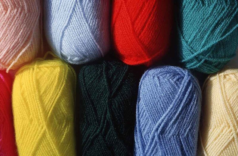 Yarn Skeins in Various Colors