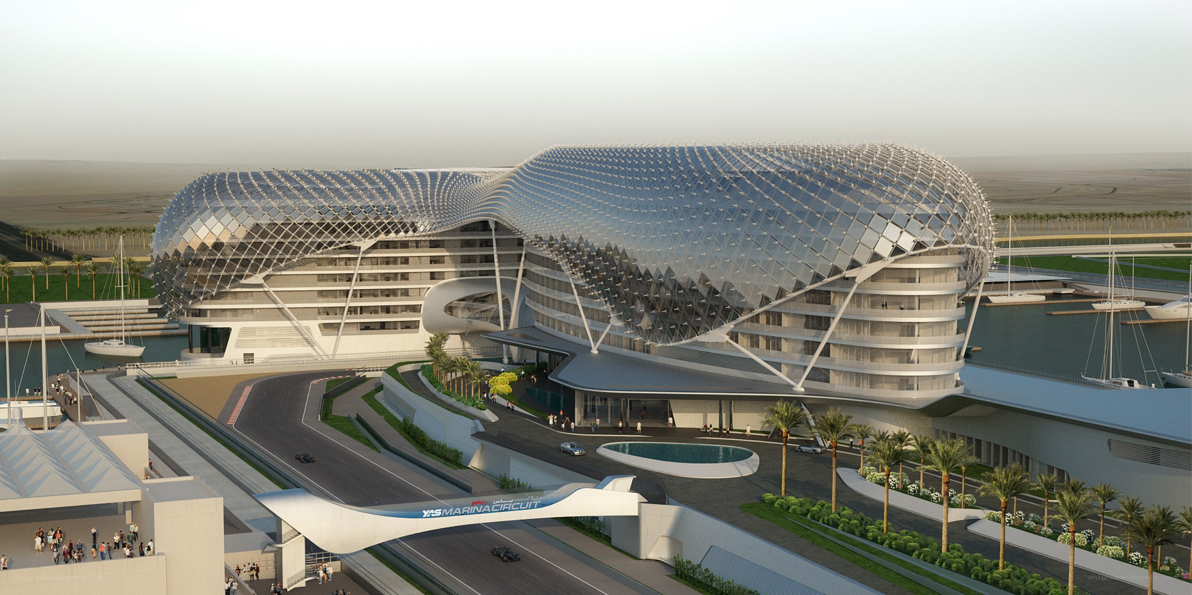 Yas Marina Circuit building
