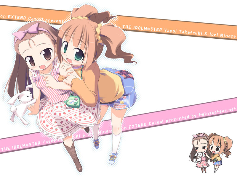 Yayoi and Iori from THE iDOLM@STER
