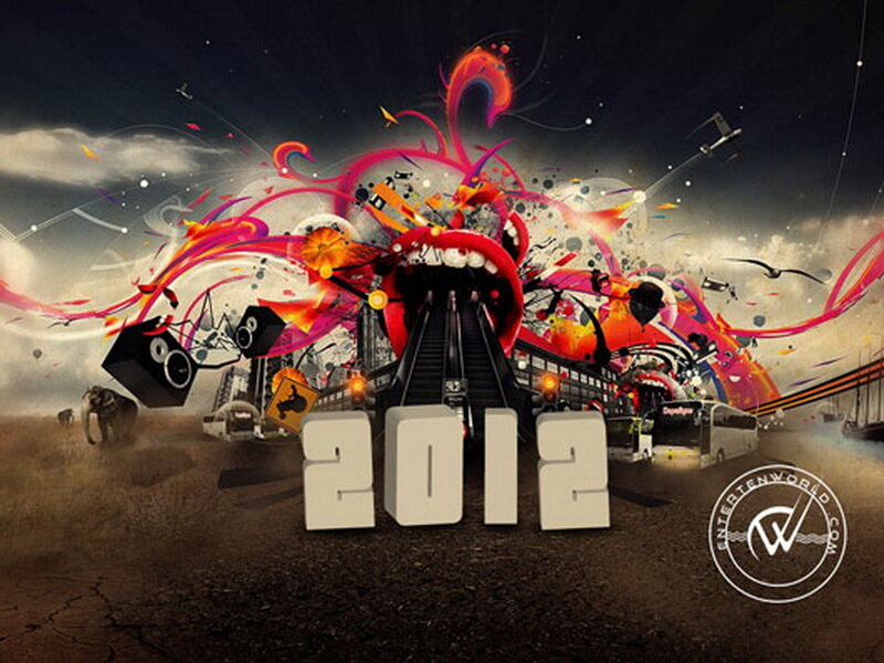 Year 2012 Graphic — Black